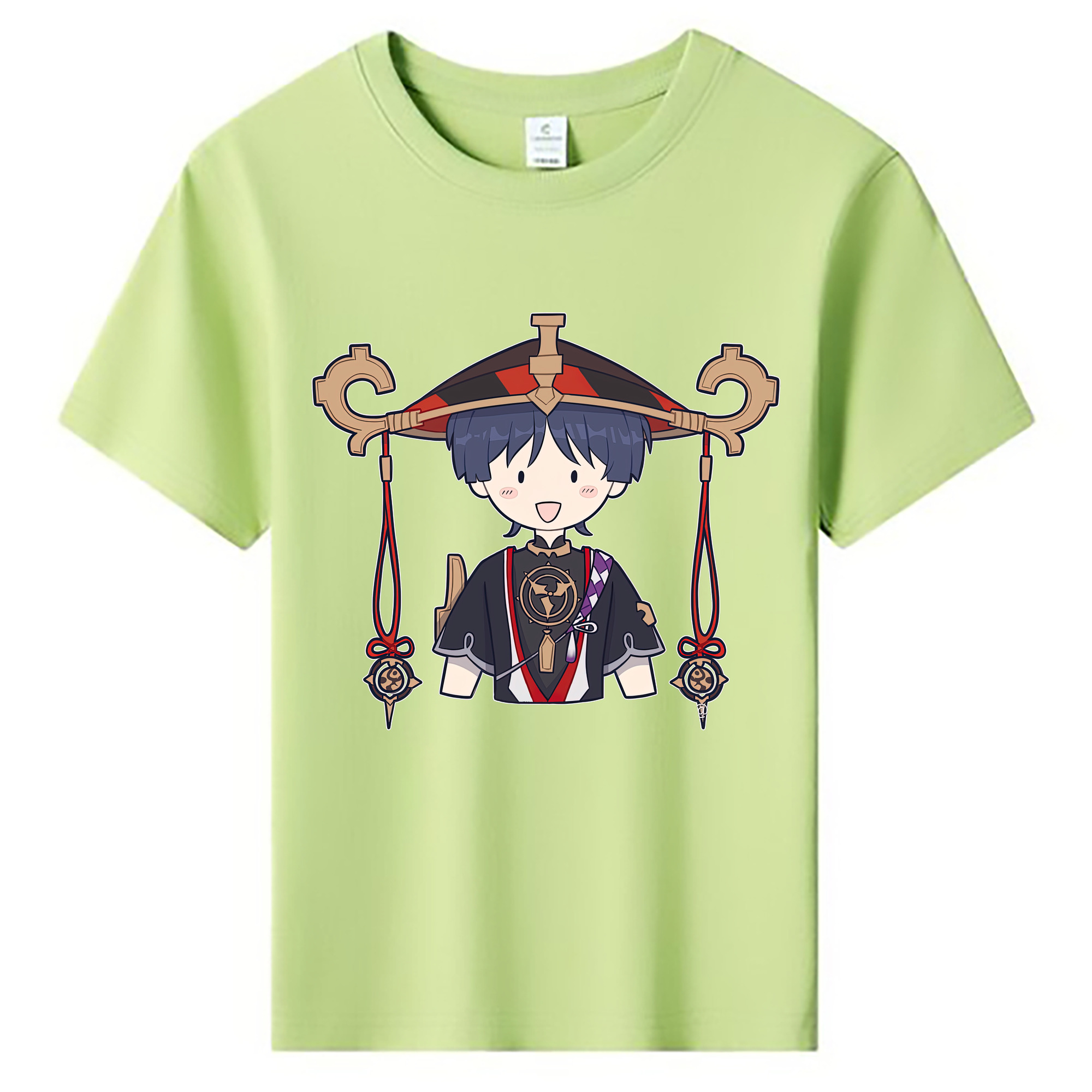 げんし神 さんペい genshin Sanpei 綿100％キッズTシャツ（フロントプリント）